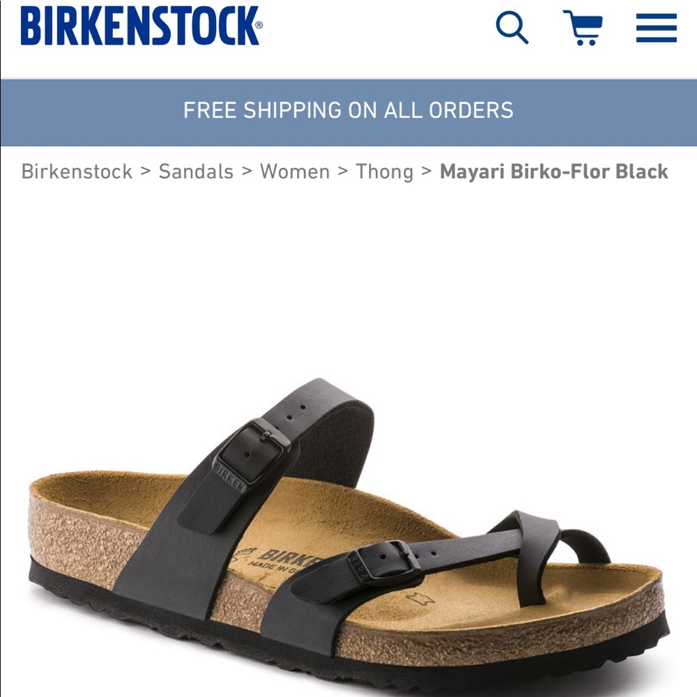 black birkenstock miyari sandal